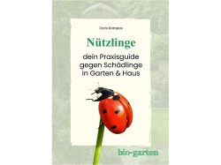 Nützlinge: dein Praxisguide gegen Schädlinge in Garten & Haus Marienkäfer auf Booklet Cover